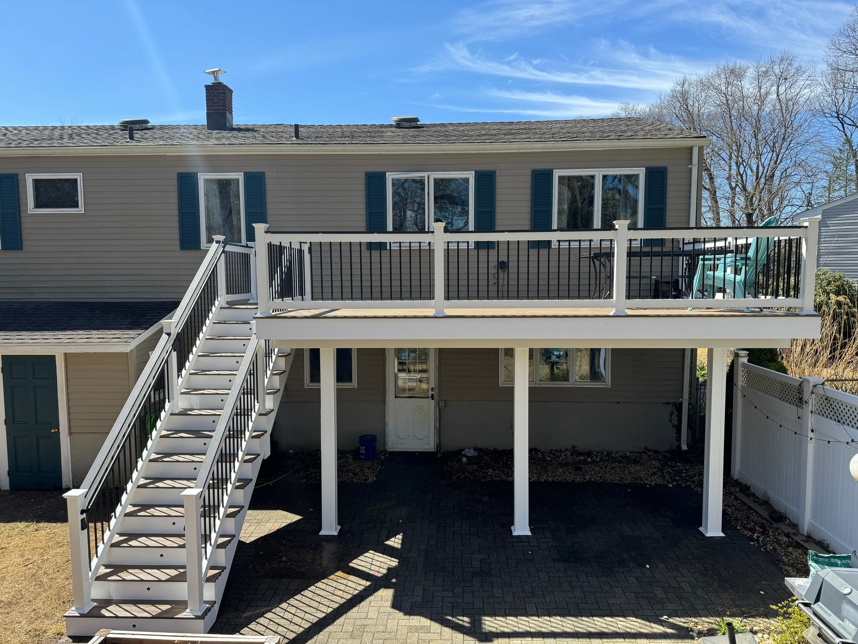 New deck in Middletown by deck guardian