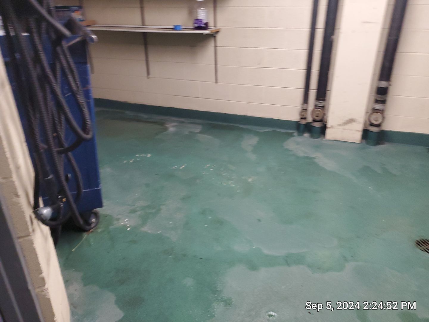 Parking Garage Sweeping & Concrete Deep Cleaning by Northern Power Washing LLC.