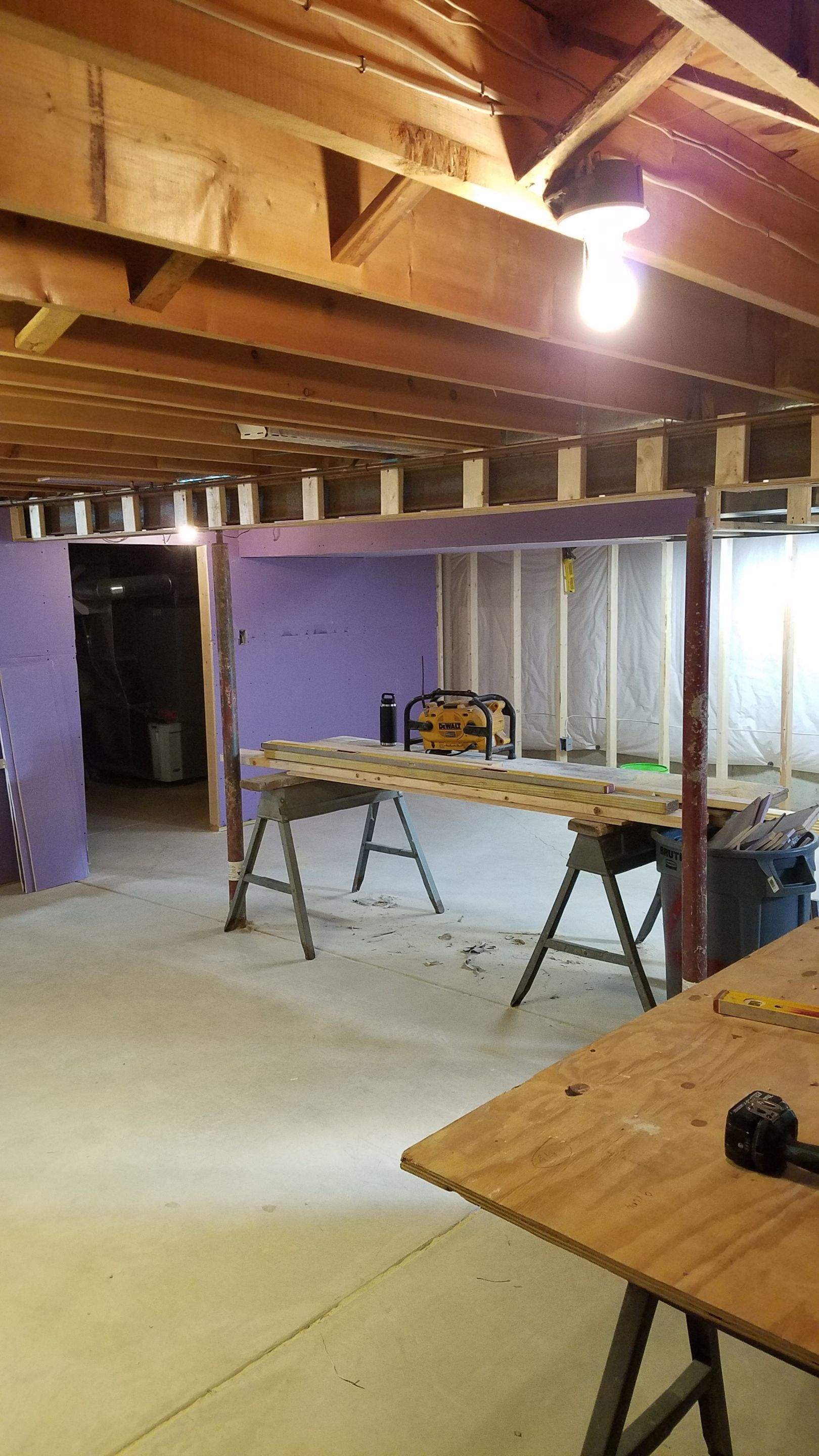 Basement Remodel by Ivy Lea Construction
