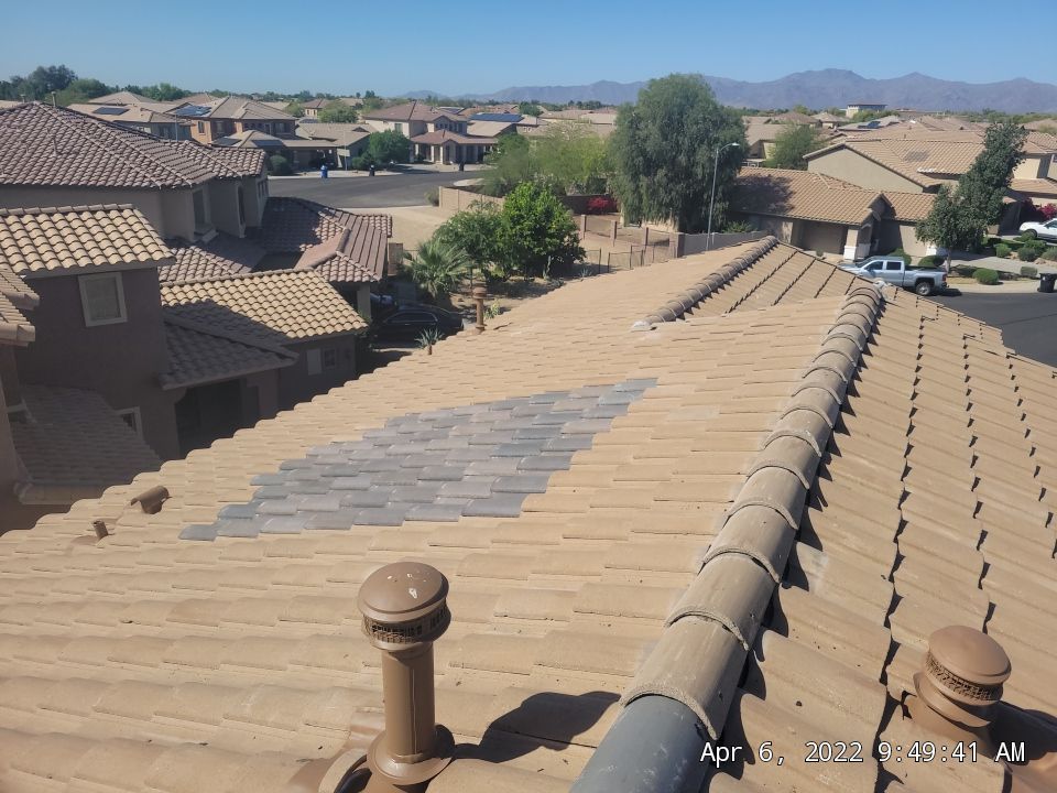 Sandstone Beige Concrete Tile by Reimagine Roofing