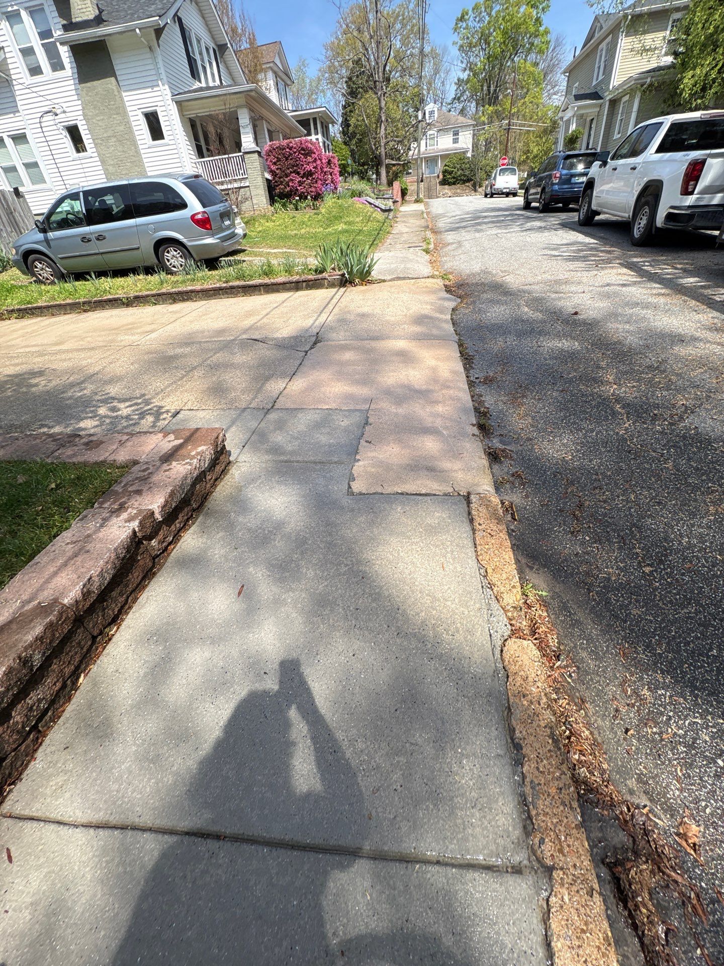 Patio pressure washing and residential driveway surface cleaning