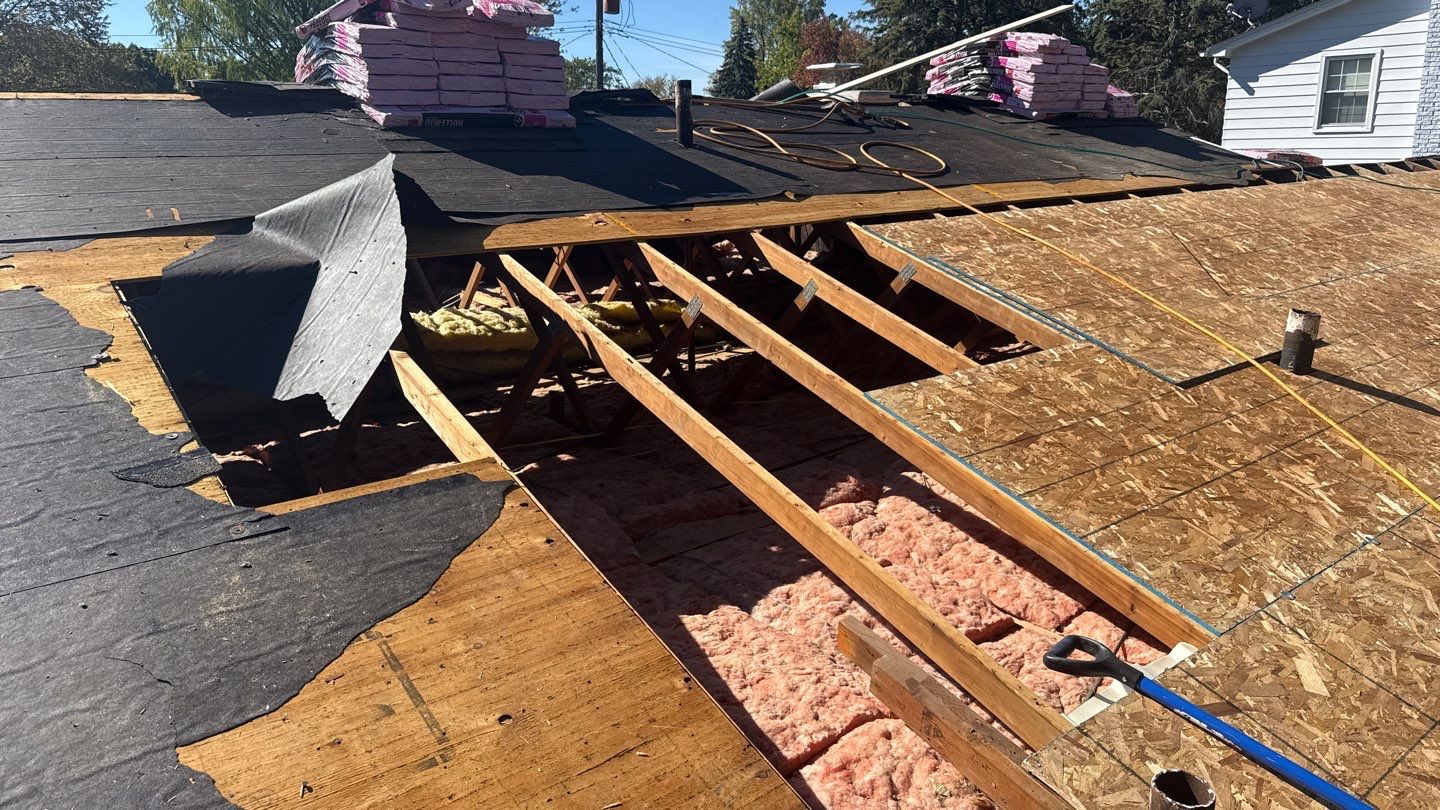 Roof Replacement using Owens Corning Williamsburg Grey by 180 Contractors