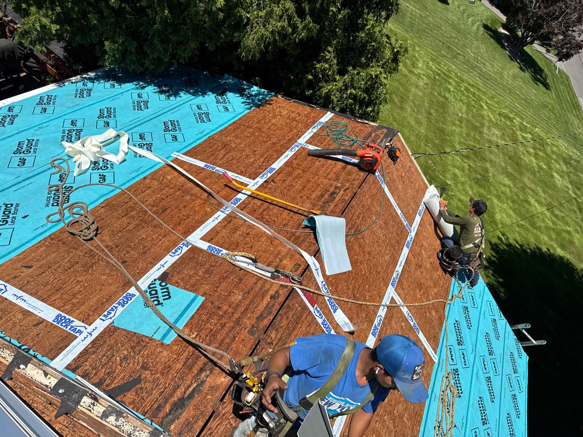 Beautiful new asphalt shingles on a roof in Vernon! by DiGiorgi Roofing and Siding Inc