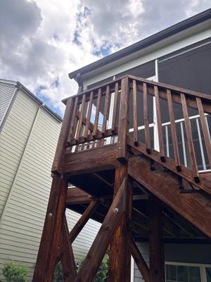 Deck using Wood Sealant