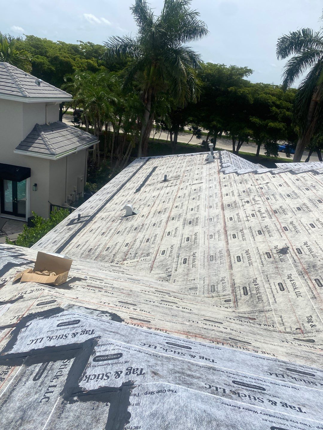 Residential Roofing Installation using Eagle Roofing Tile by BLUES BROTHERS ROOFING