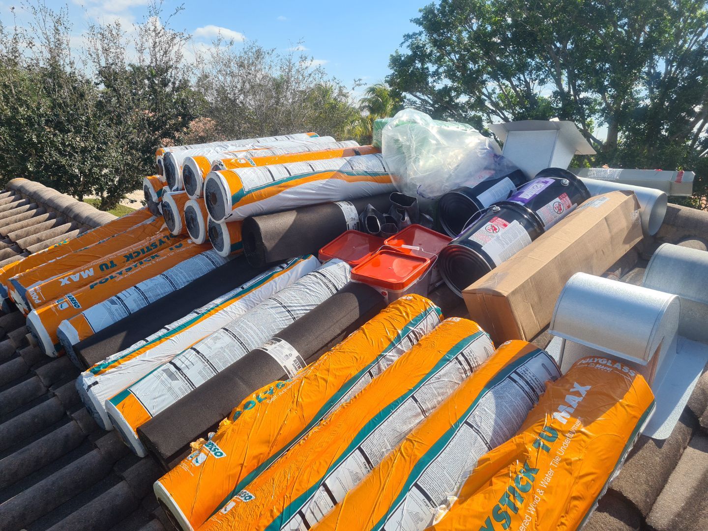 Residential Roofing Installation using Eagle Roofing Tile by BLUES BROTHERS ROOFING