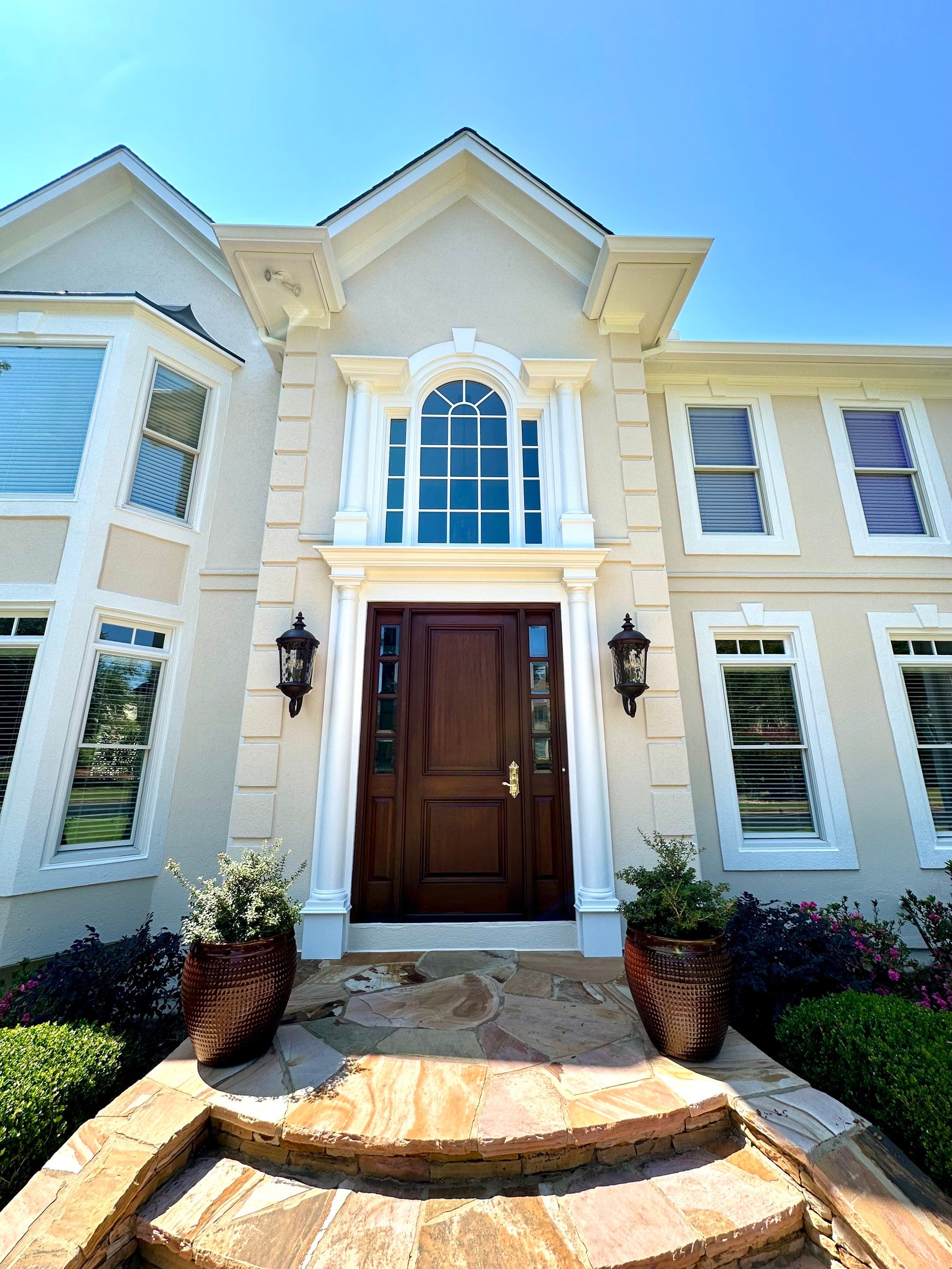 Exterior Transformation in Jonhs Creek by Atlanta's Paint Doctor