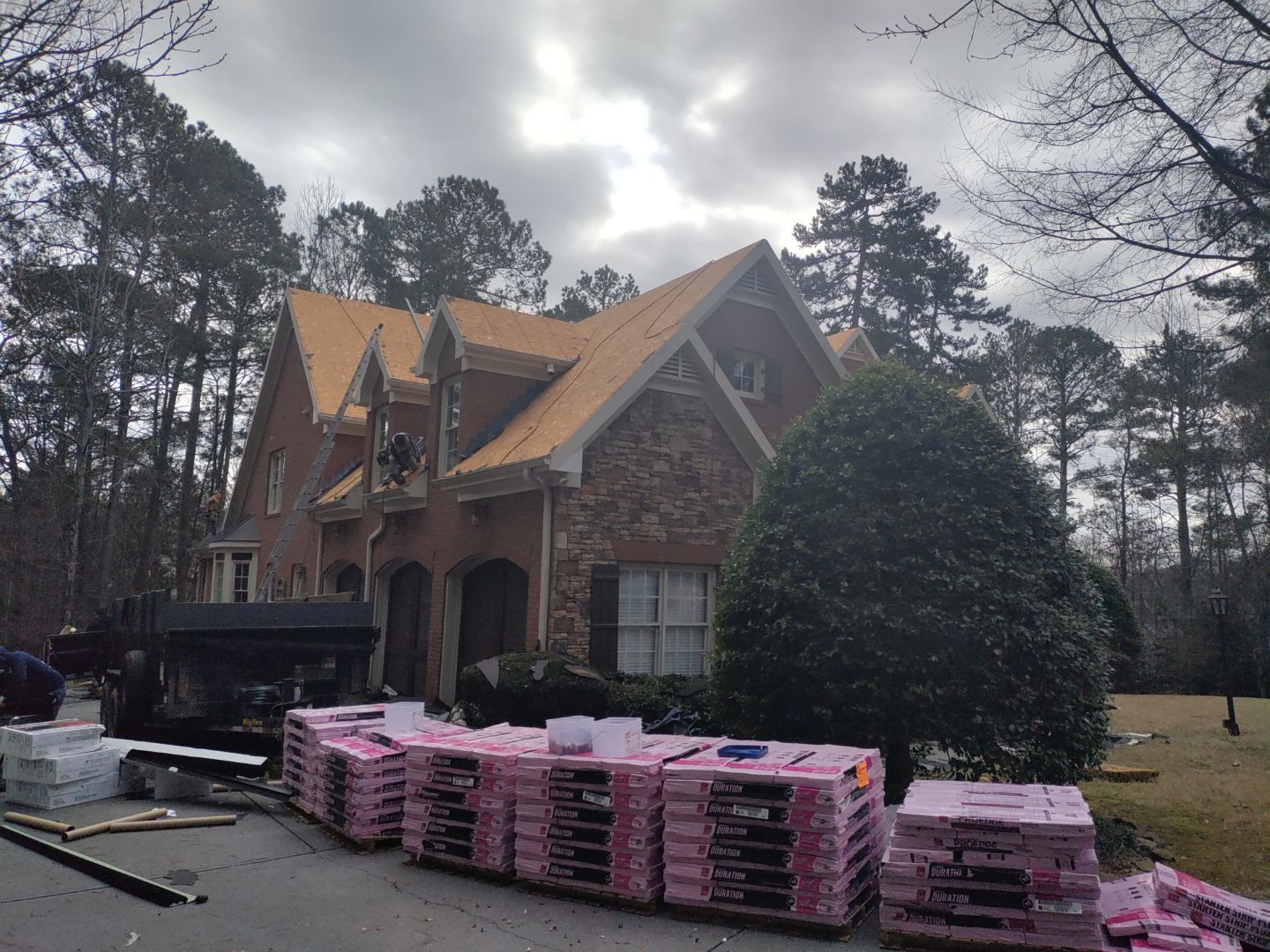 Residential Roofing Installation using Owens Corning by Inspector Roofing and Restoration