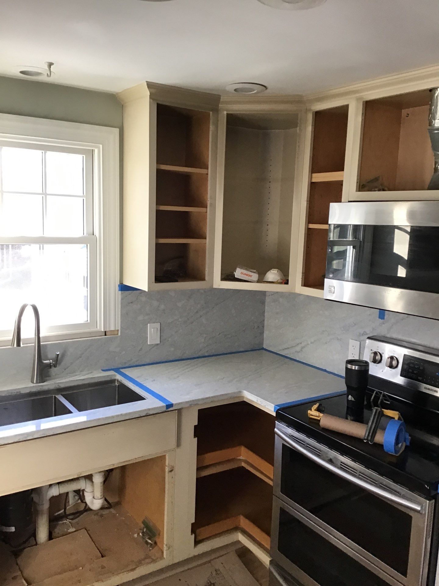 Kitchen Cabinet Painting  by Dennis Moffitt Painting