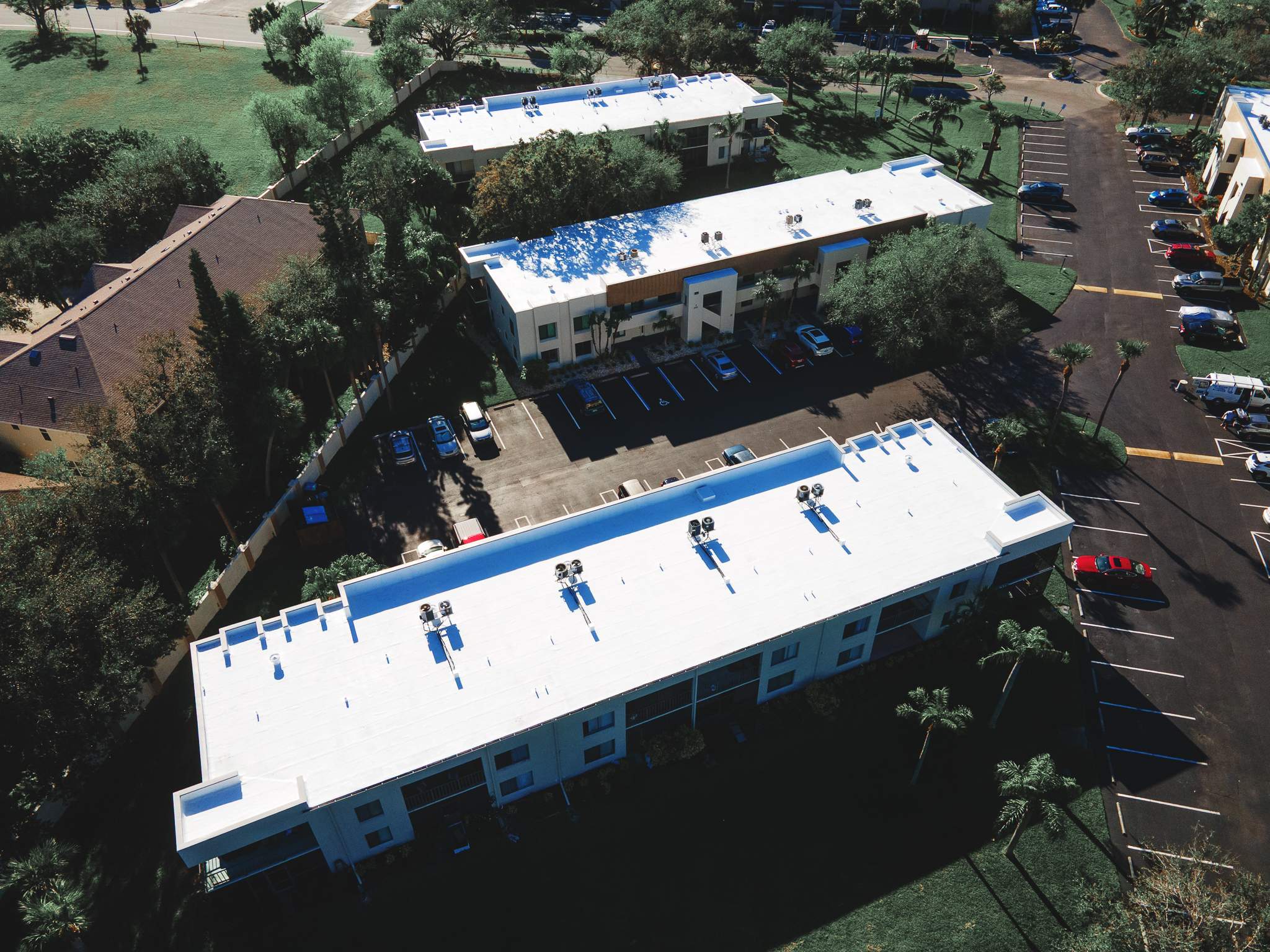 Flat Roof Membrane Coating and Restoration in Cape Canaveral by Wiedmann Construction & Roofing