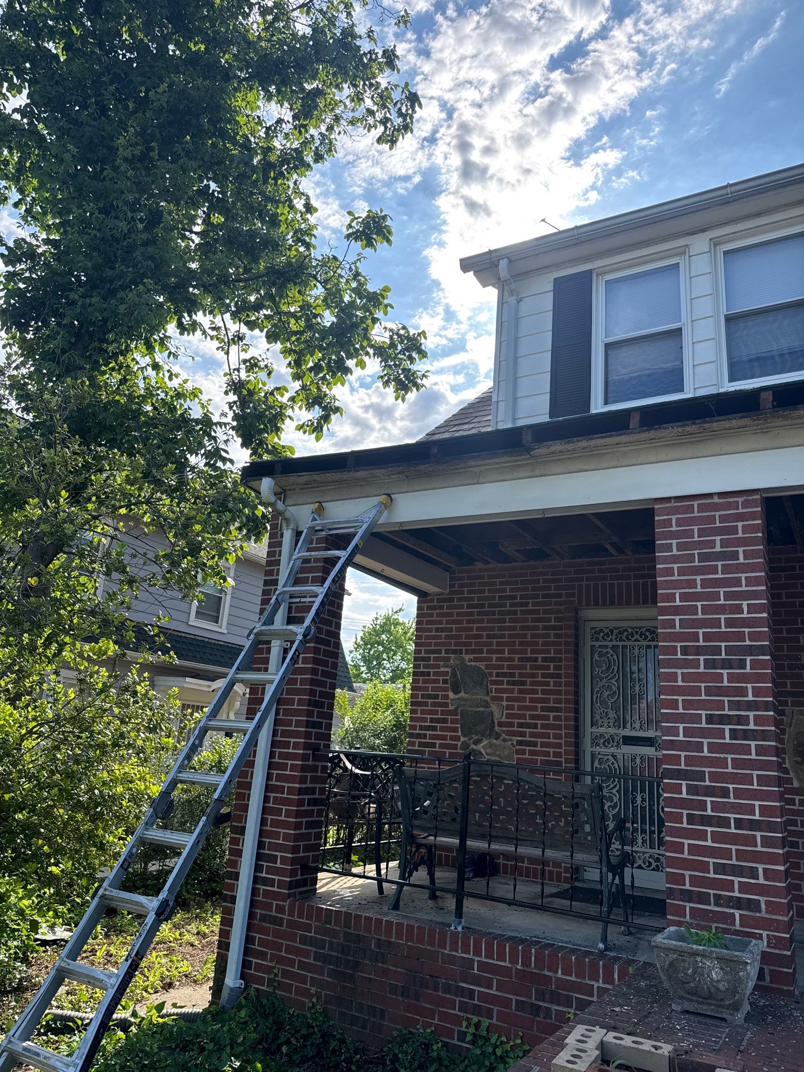 Roof Replace Porch by Alpha Design Services