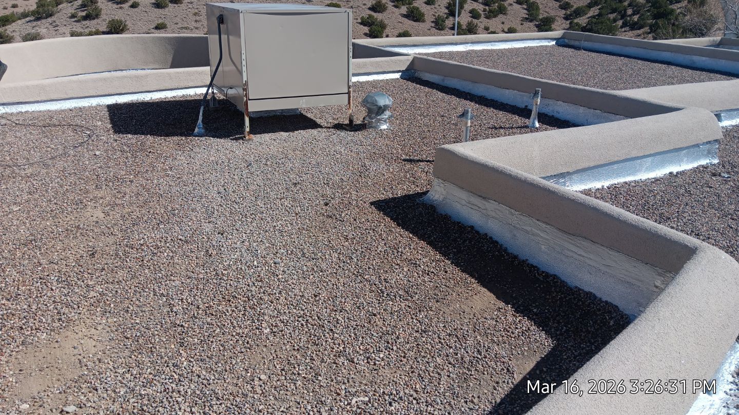 Tar & gravel complete roof tune up in Placitas by Doyle Roof Masters Inc