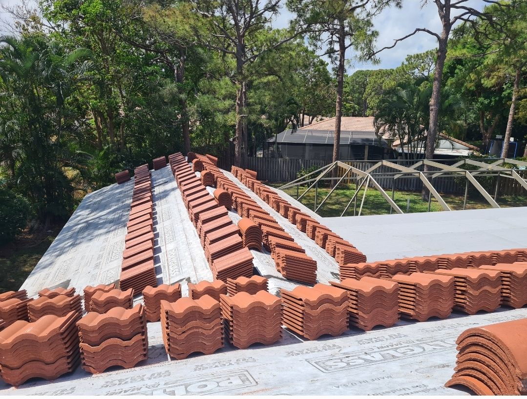 Residential Roofing Installation using Eagle Roofing Tile by BLUES BROTHERS ROOFING