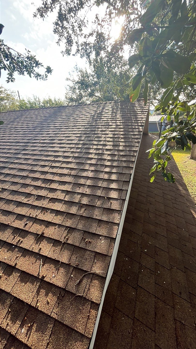 Full Roof Replacement using Certainteed Landmark Weatherwood by Galvan Roofing and Construction