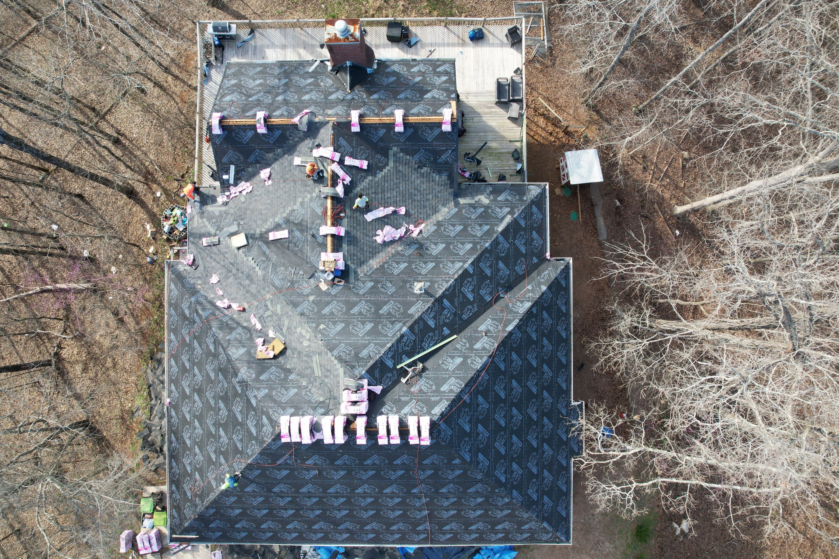 Residential Roofing Installation using Owens Corning by Inspector Roofing and Restoration