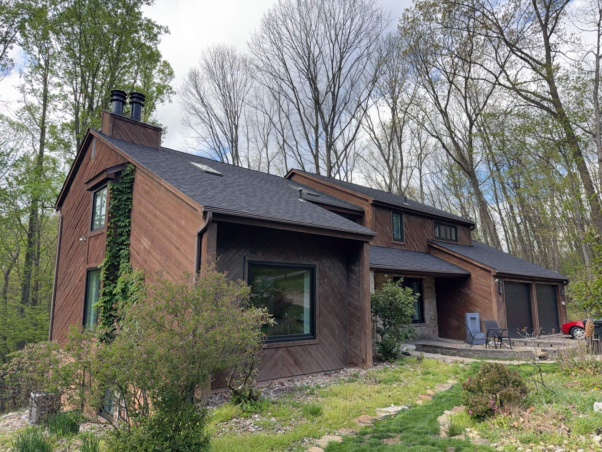James Hardie Board and Batten Midnight Black Renovation in Wexford by Ideal Siding Pittsburgh