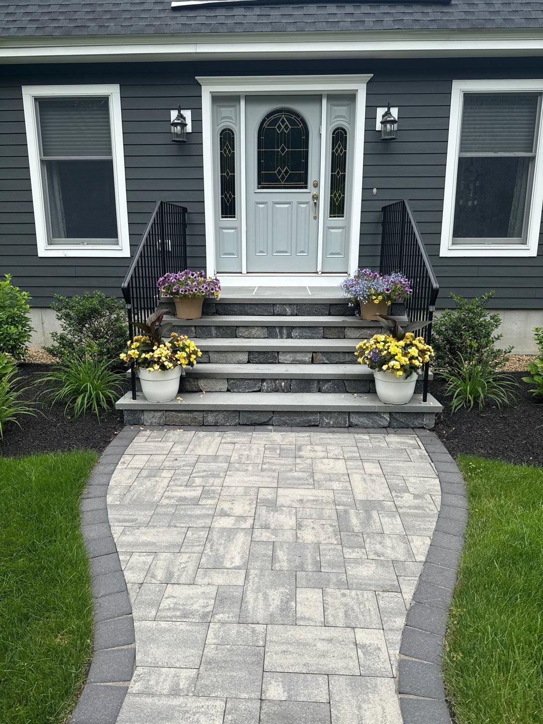 Front Entry Refresh  by Cole Landscaping Inc
