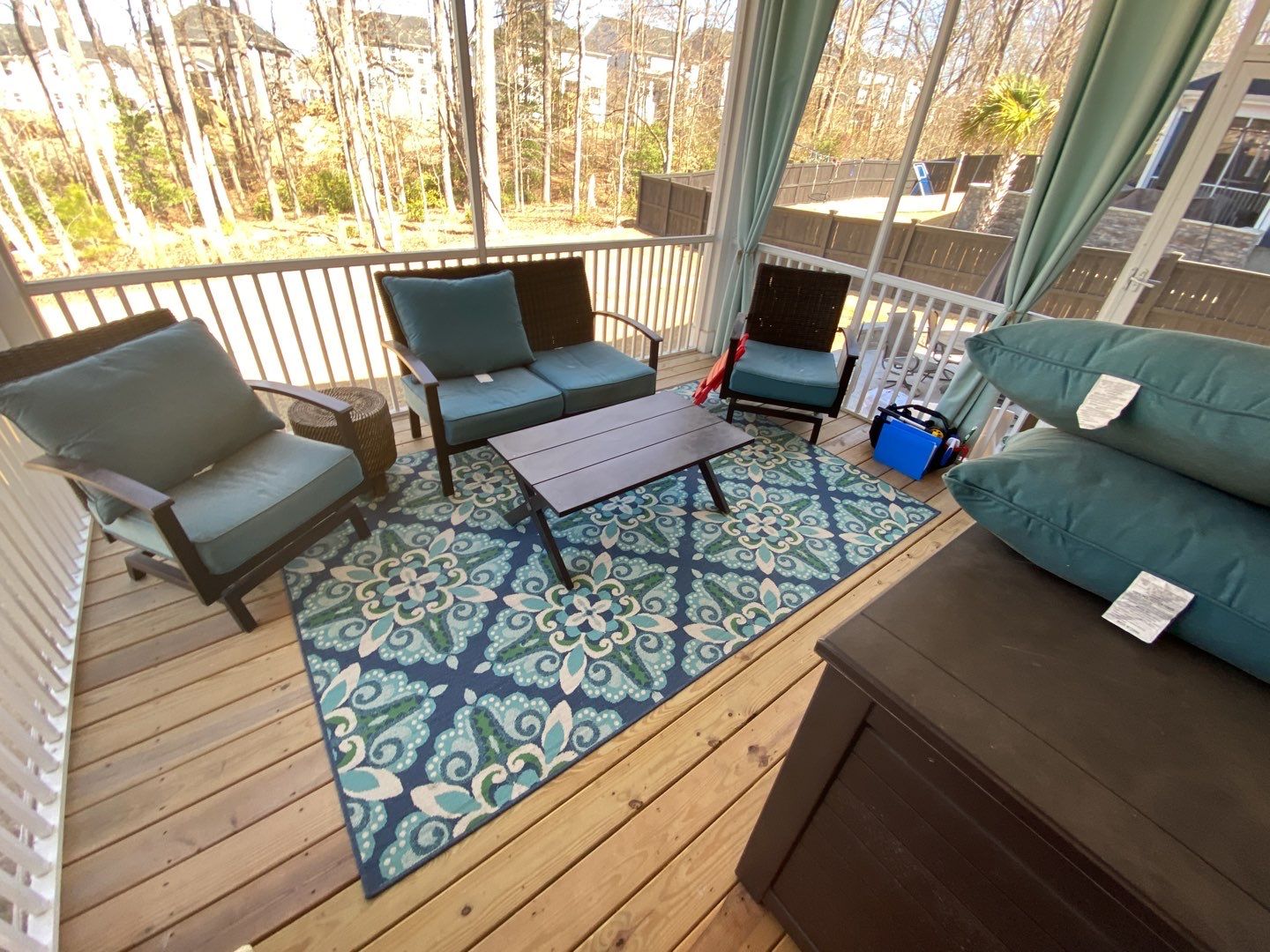Screened Porch using Wood Sealant by DuraSeal