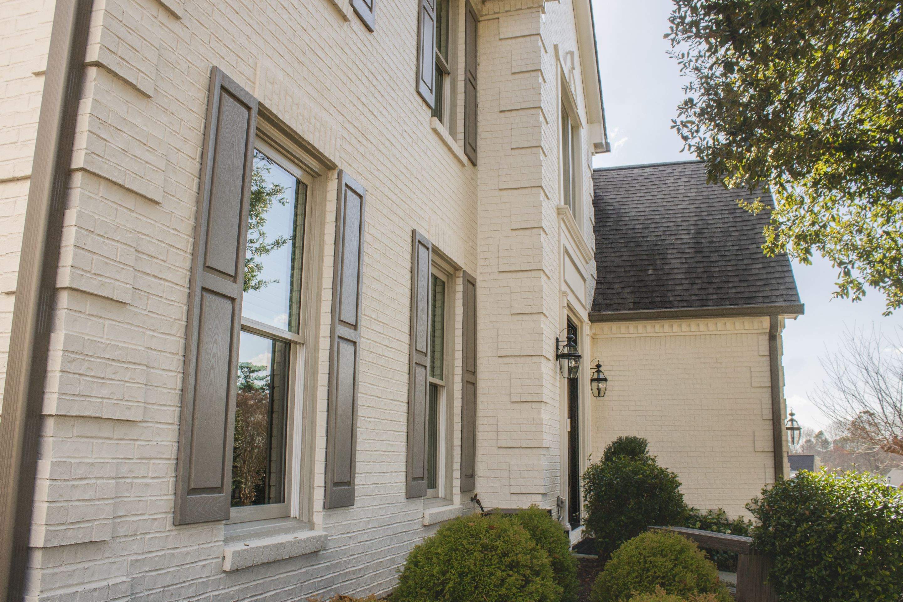 Exterior Painting, James Hardie Siding Install, and Gutter Replacement in Alpharetta, GA - After Results Taken Six Years After Painted by Nelson Exteriors 