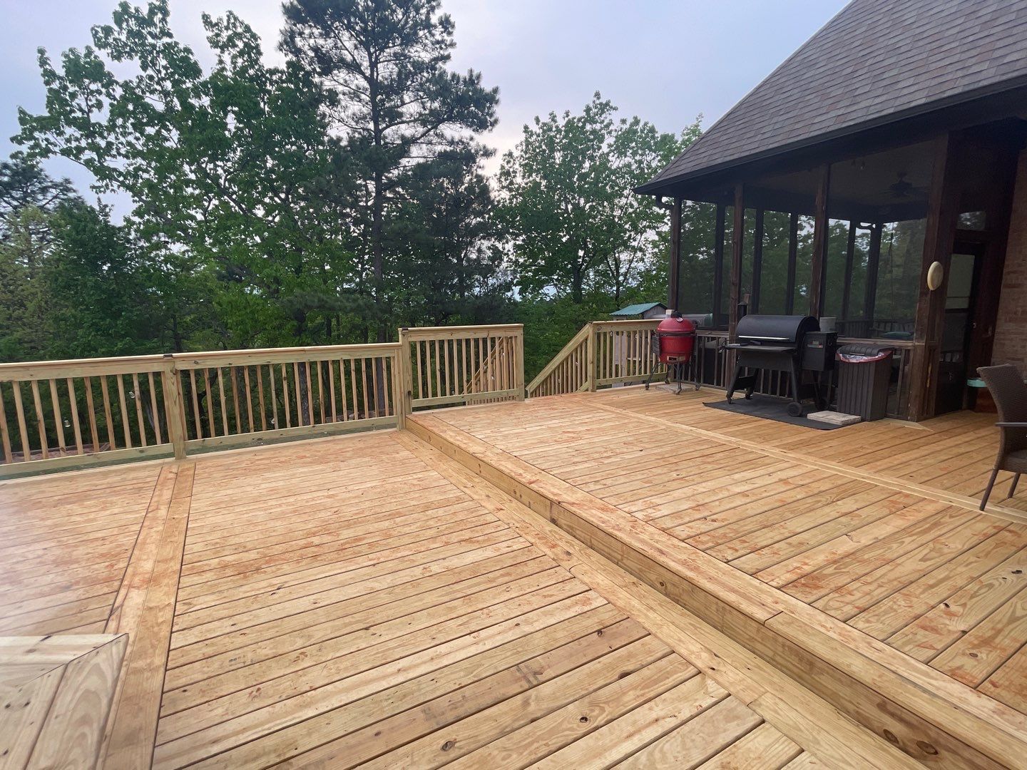 Scout Ridge - Deck Installation  by Pillar and Pine