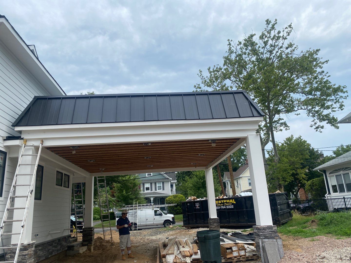 Standing Seam Metal Roof using Aluminum 032GA by CMNG LLC