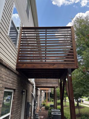 Wood Deck using Wood Sealent