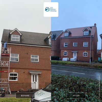 Roof Clean using Mosmatic FSC and Biocide
