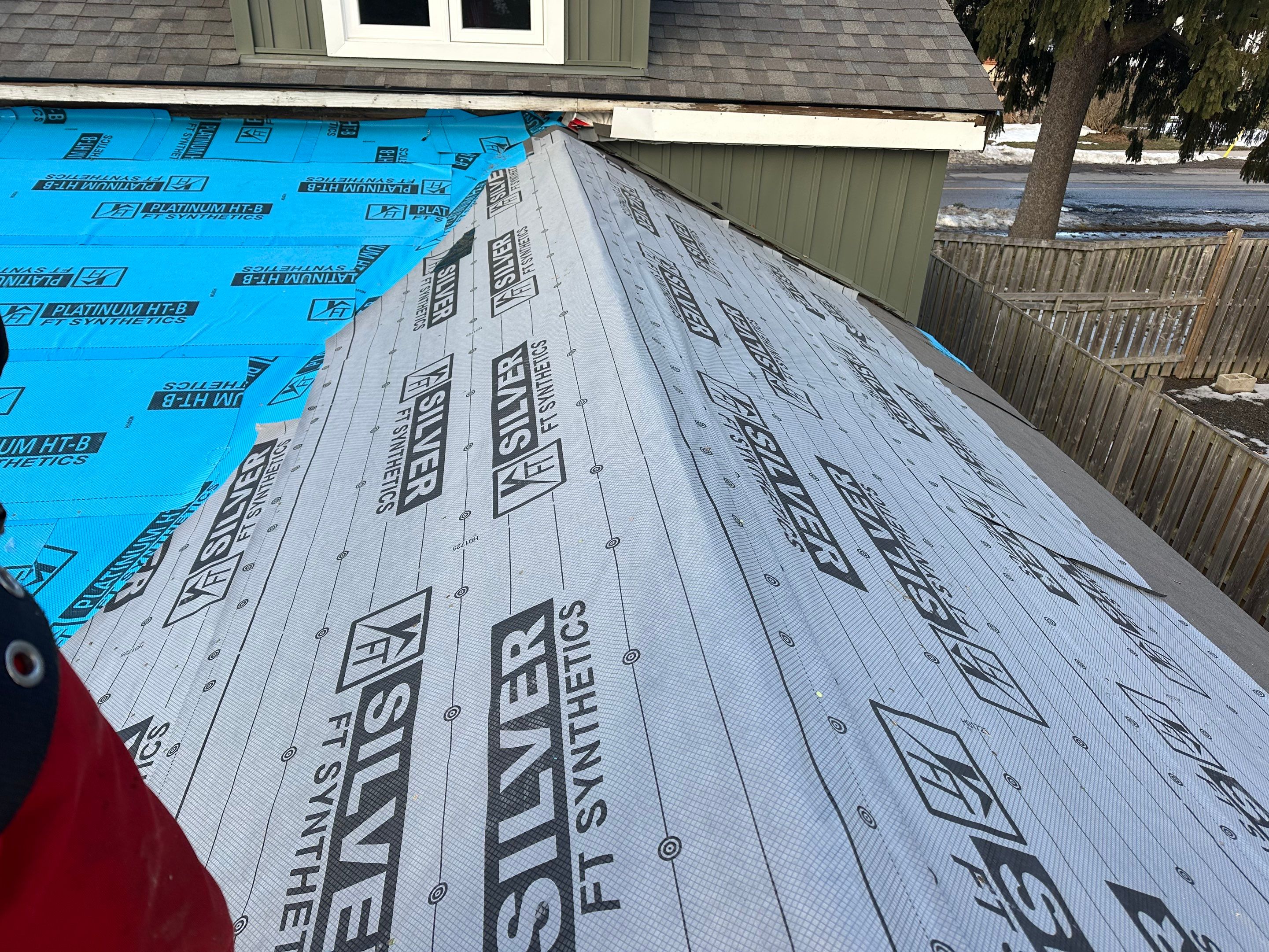 Project in Hamilton by The Roofing Crew