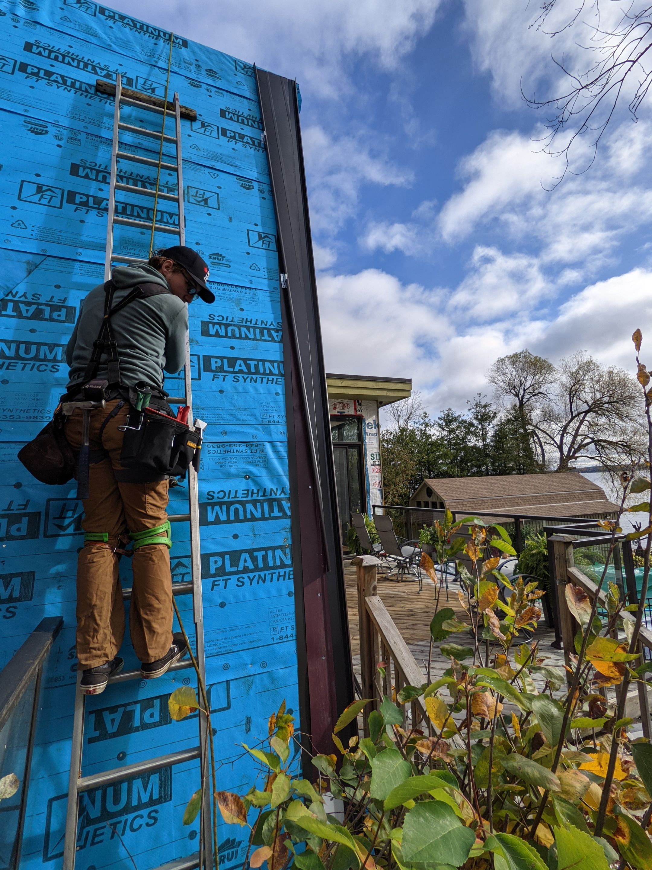 Residential Roofing Installation using 16" Standing Seam Panels by Jay Carter Roofing & Sheet Metal