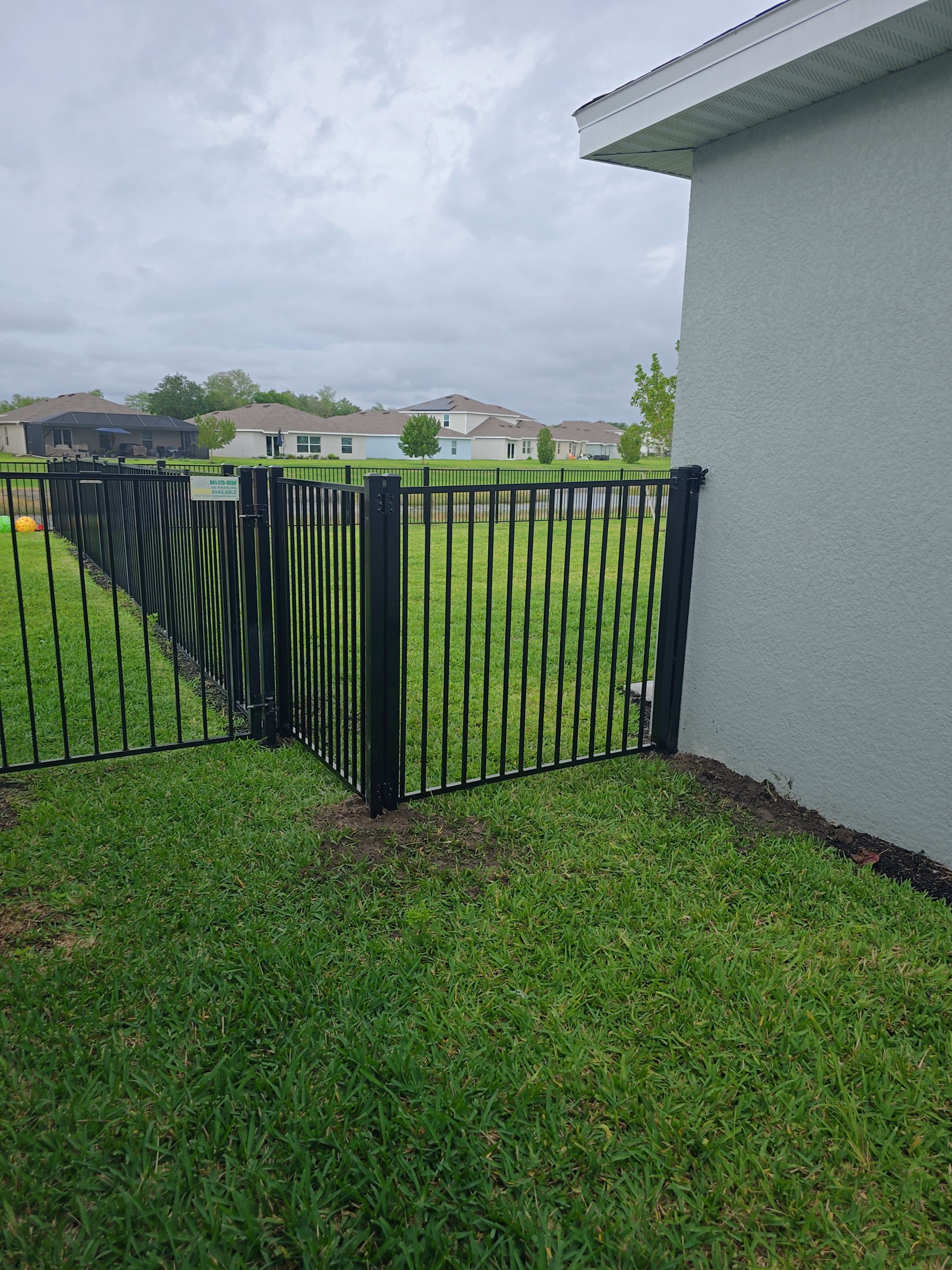 Aluminum Fence Install in Lehigh Acres by True Fence LLC