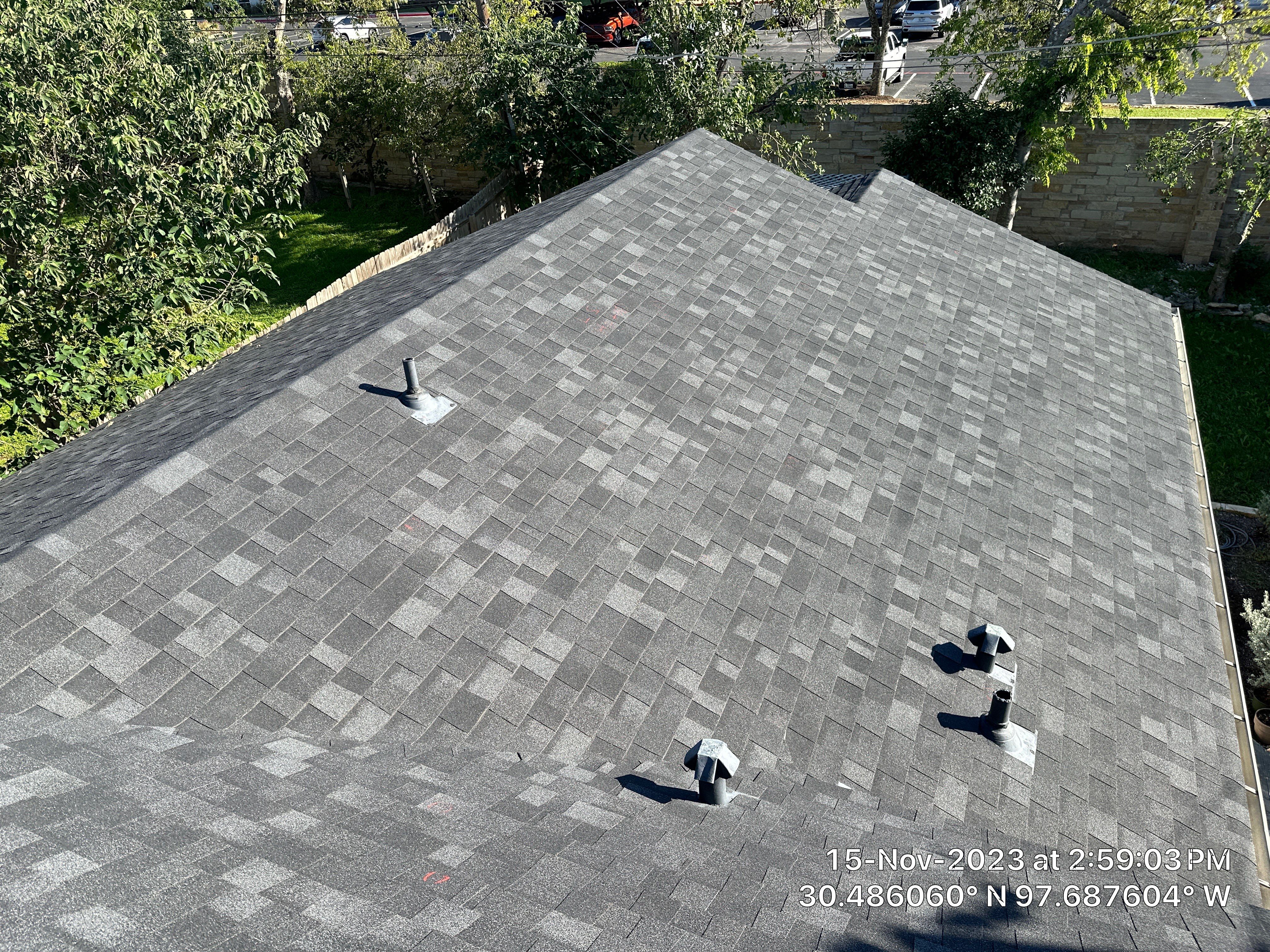 Architectural Shingle Roof Replacement and Interior Restoration in Round Rock by Caliber Restoration LLC