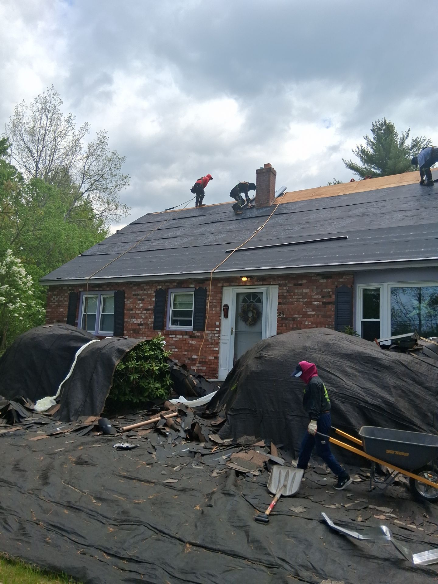 Residential Roofing Installation in Goffstown Featuring Architectural Shingles by Tall pine roofing