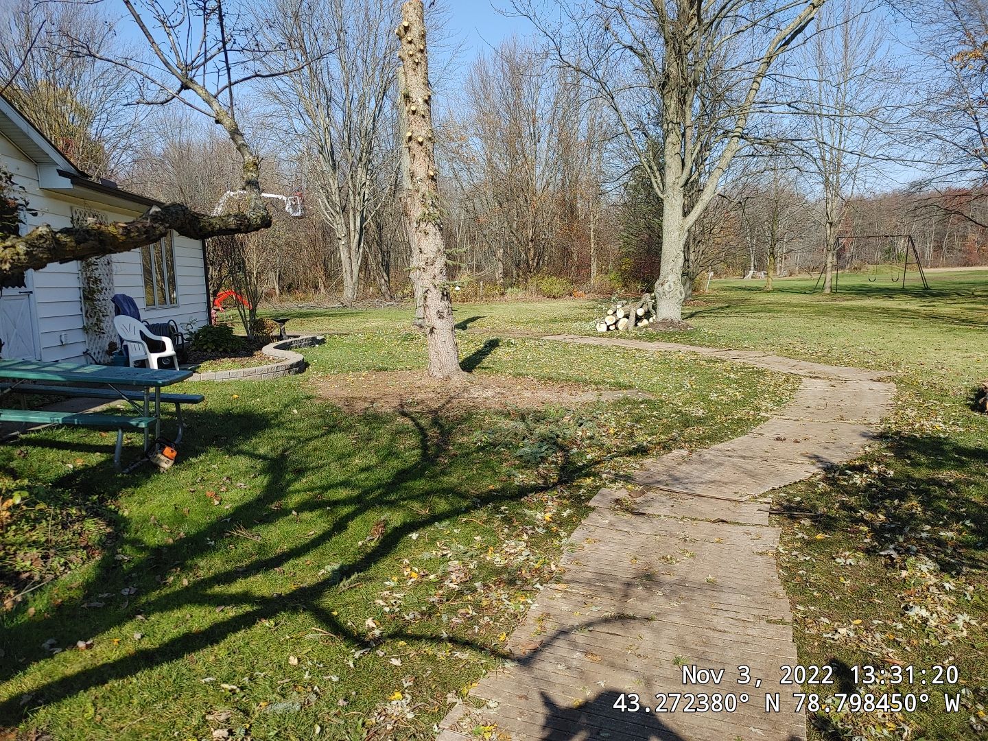 Tree Removal using Ground Protection  by Treeman Tom LLC