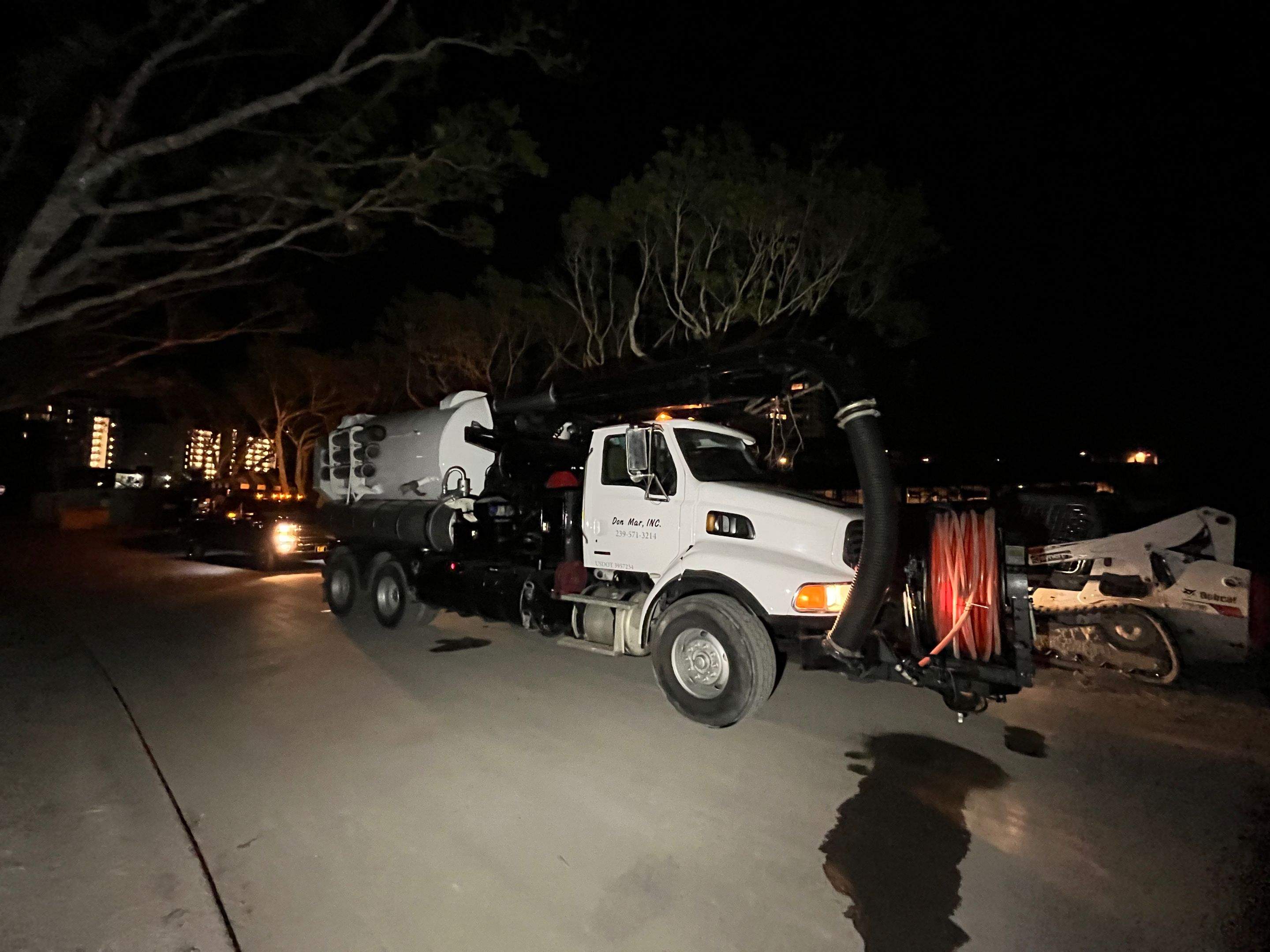 Ritz-Carlton NW Service Area Drain Cleaning by APS Power & Water