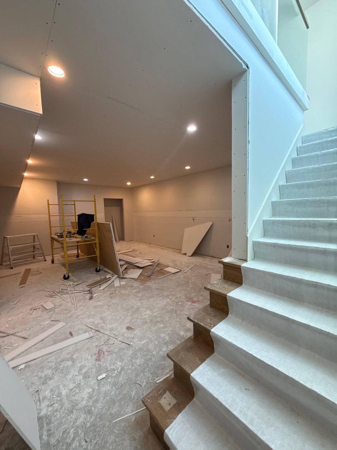Basement Finishing Project with Home Gym and Sauna in Prospect by Authentic Carpentry