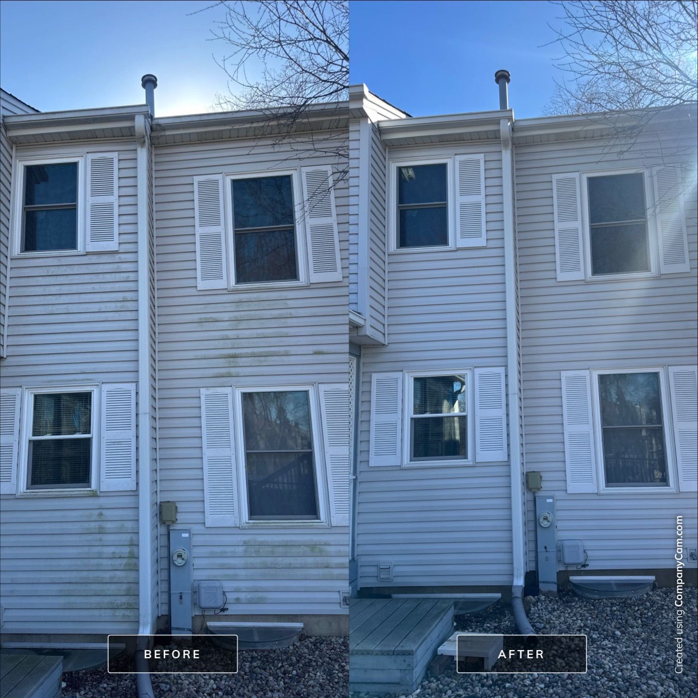 Project in Carol Stream by Simmons Power & Soft Washing