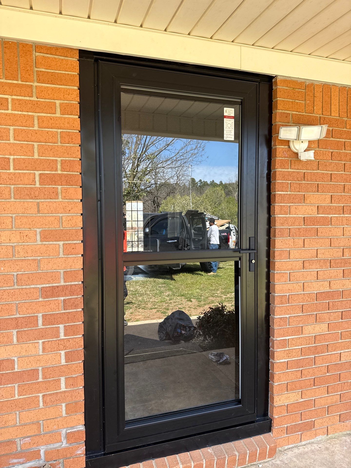 Exterior door & storm door installation by In & Out Construction & Remodeling, LLC