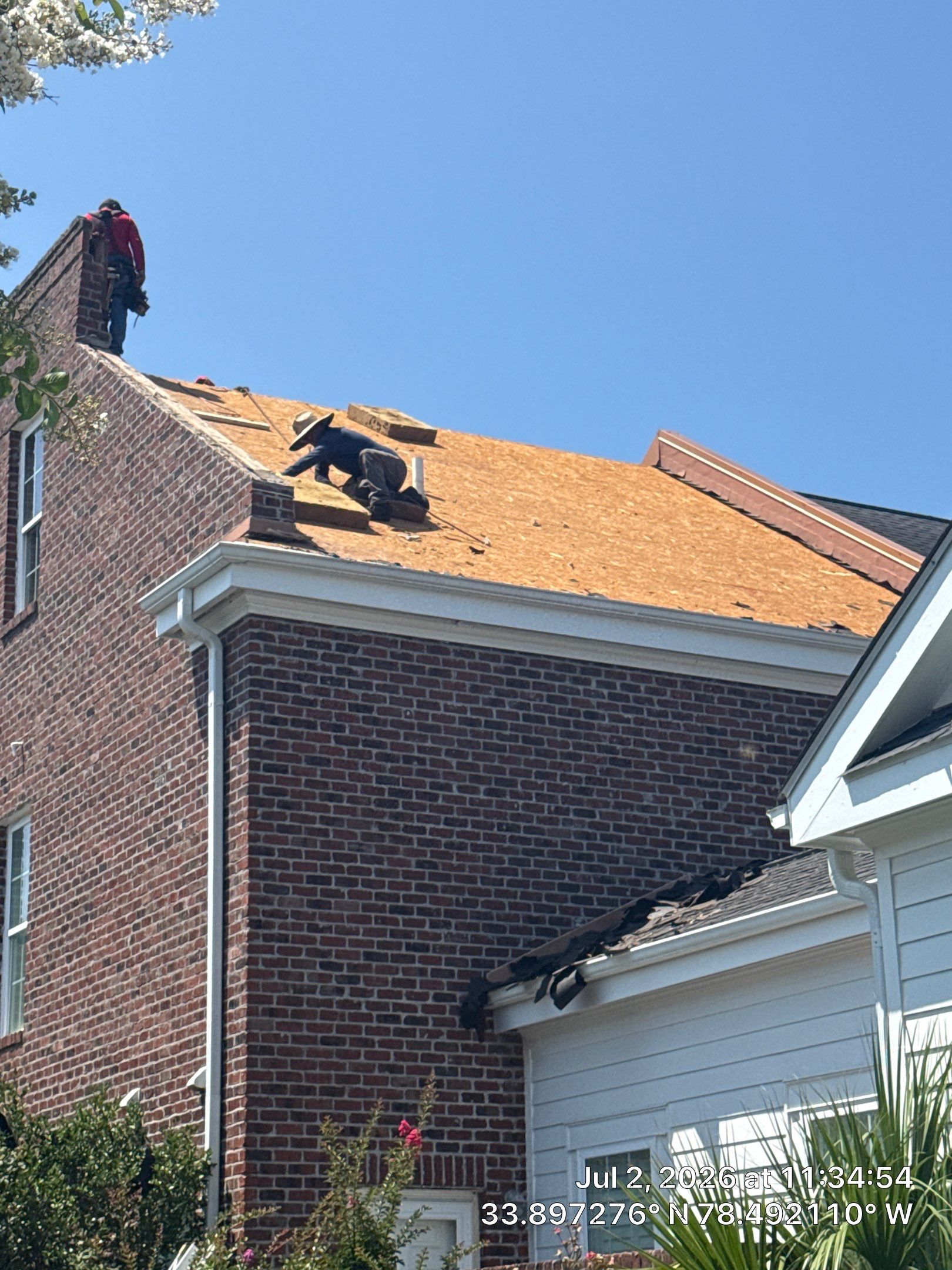 Sunset Beach Townhome Roof Repair and Decking Replacement with Owens Corning by RGR Construction and Roofing, LLC