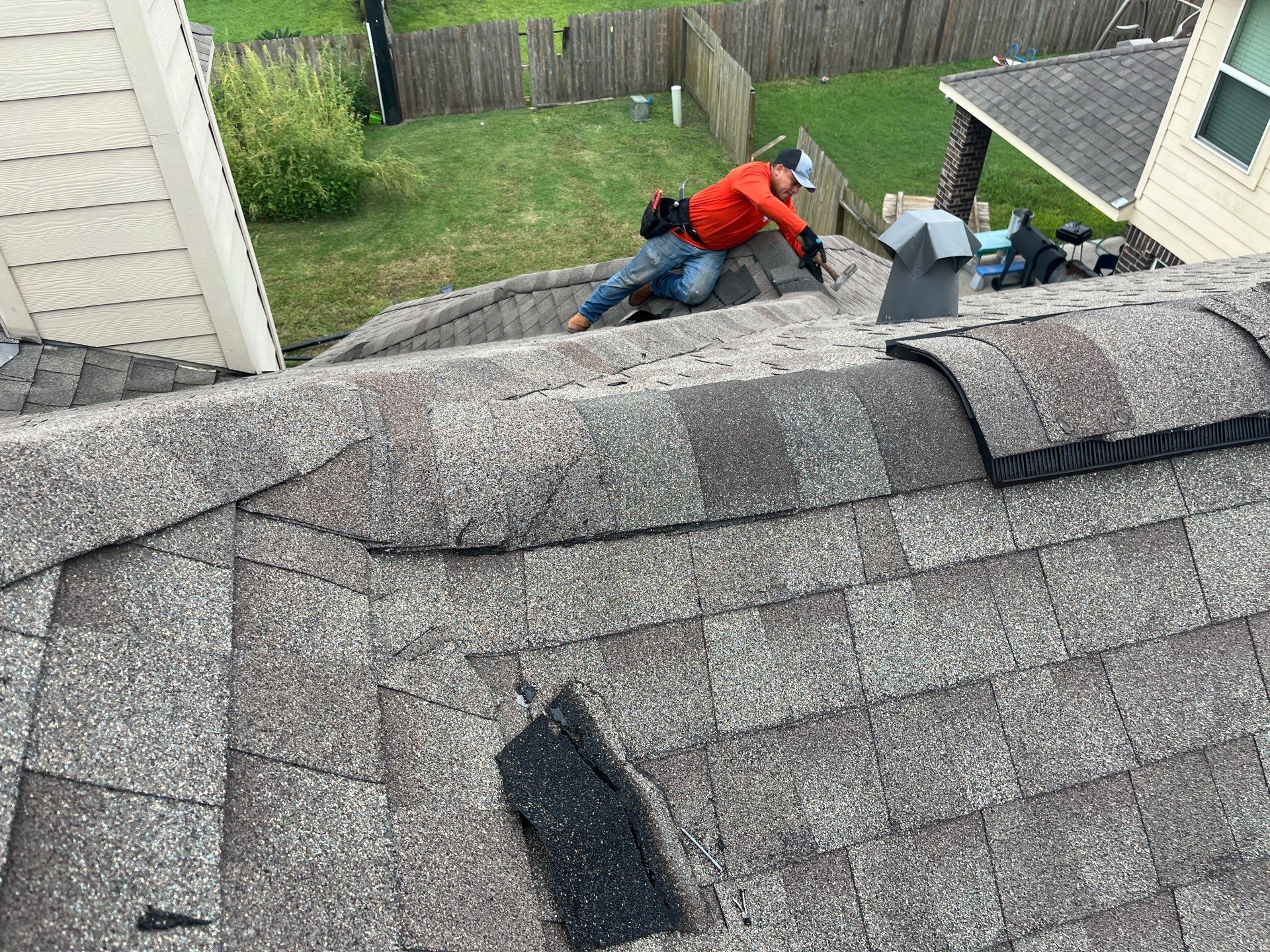 Residential Roofing Repair using Owen's Corning Duration (Lifetime) Shingles by Roof Repair Company
