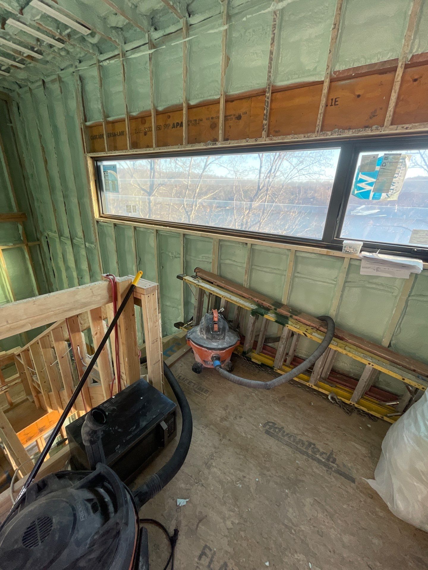 New Construction using Closed Cell Spray Foam by NYS Foam & Energy