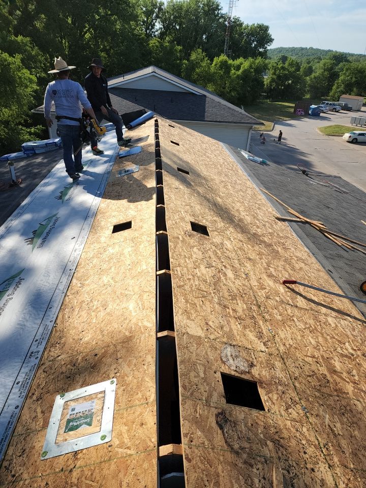 Multifamliy Complex ROOF REPLACEMNT with Ventilation Upgrades using Malarkey Vista Class III IR Shingles by Gorilla Exteriors Contracting, LLC