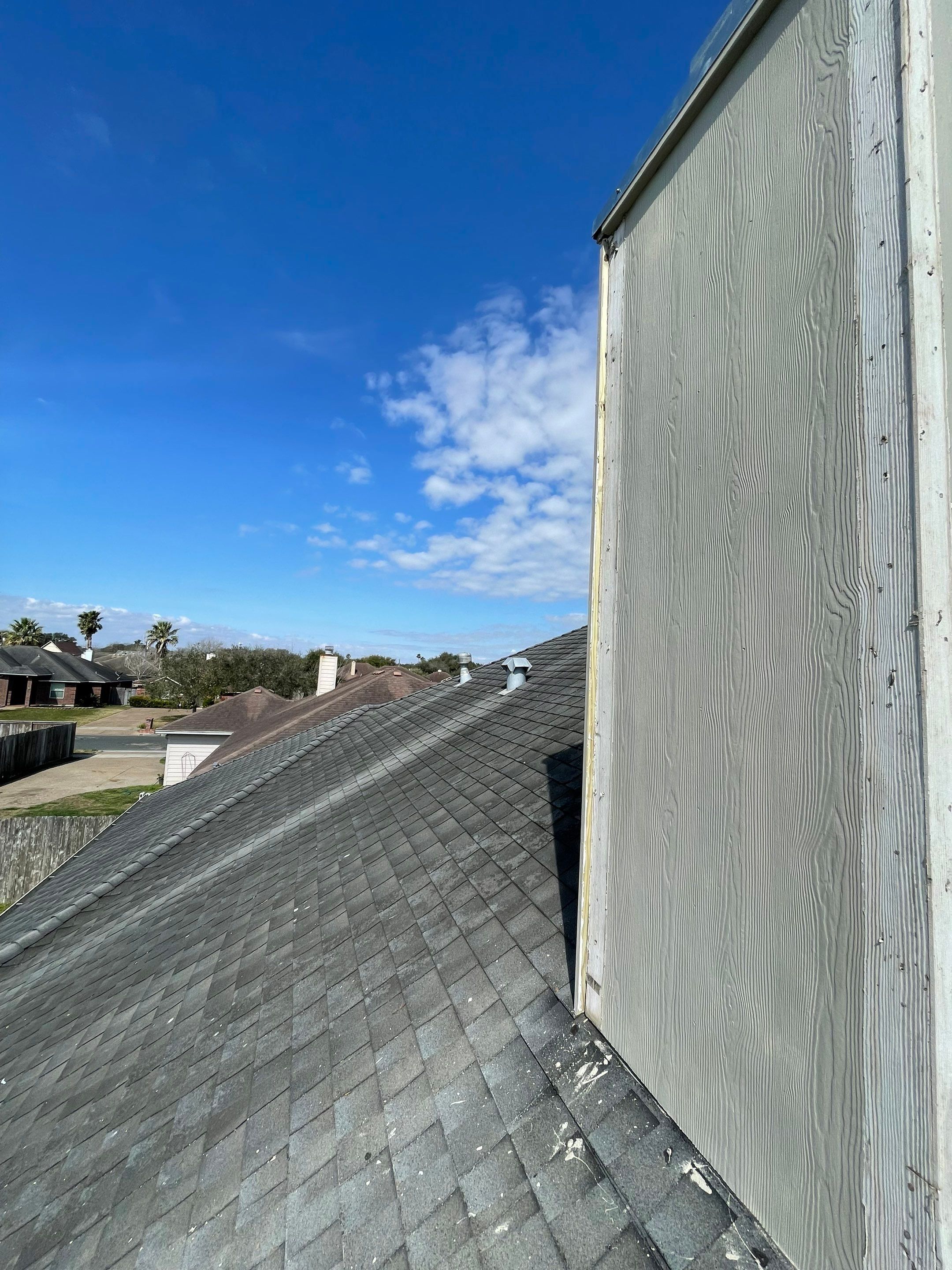 Residential Roofing Repair Replacing Chimney Cap by Lighthouse Roofing