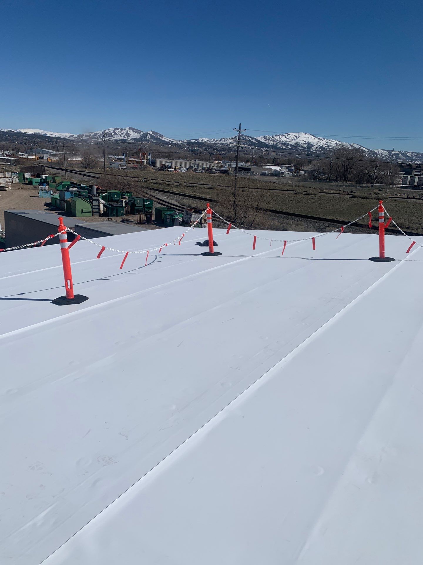 Commercial Roofing Installation using GAF TPO by All County Roofing Inc.