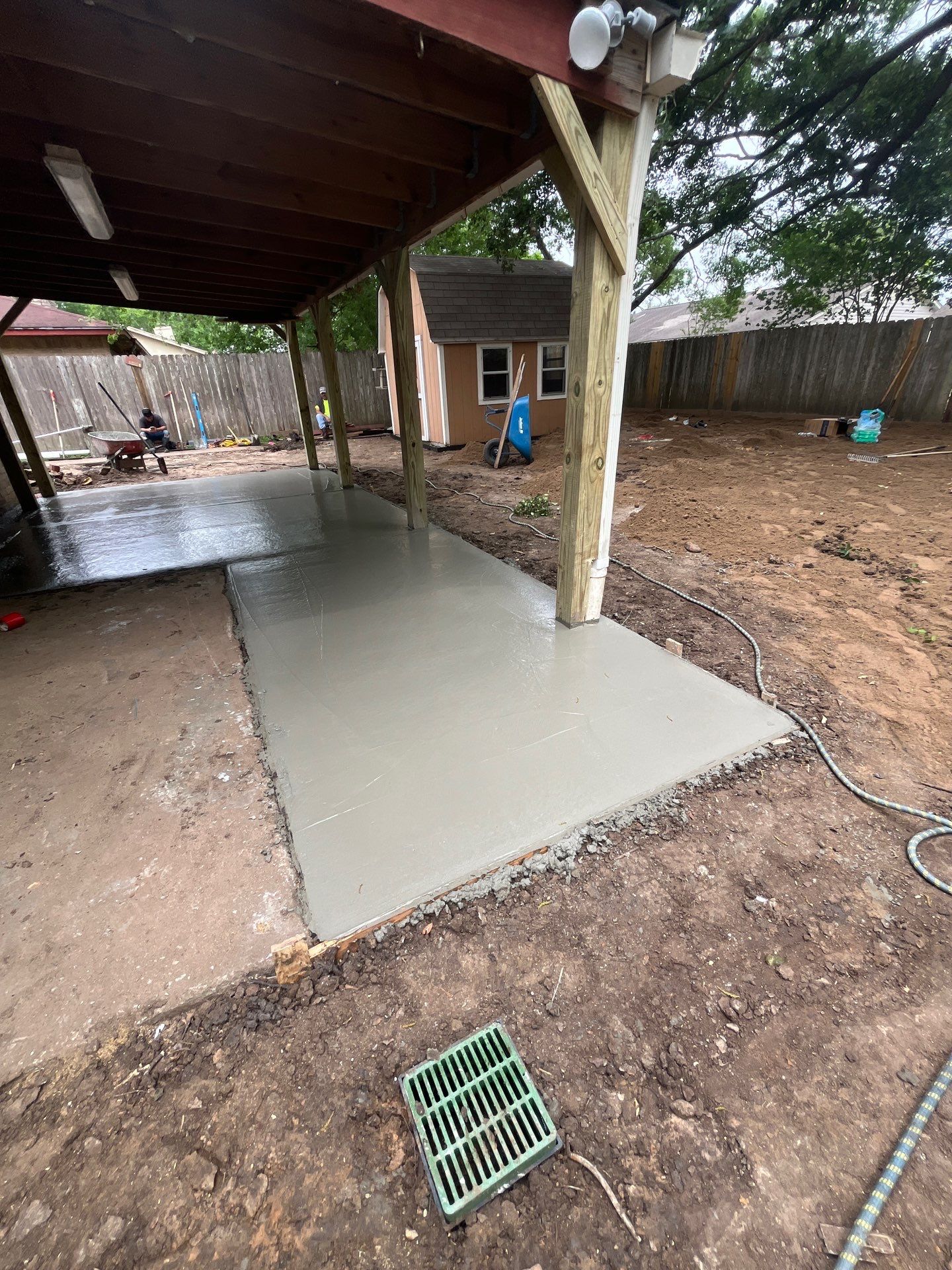 Bye-Bye Flooding! Mr. Dontaye's Back Patio & Drainage Overhaul π§π by Texas Urban Elements