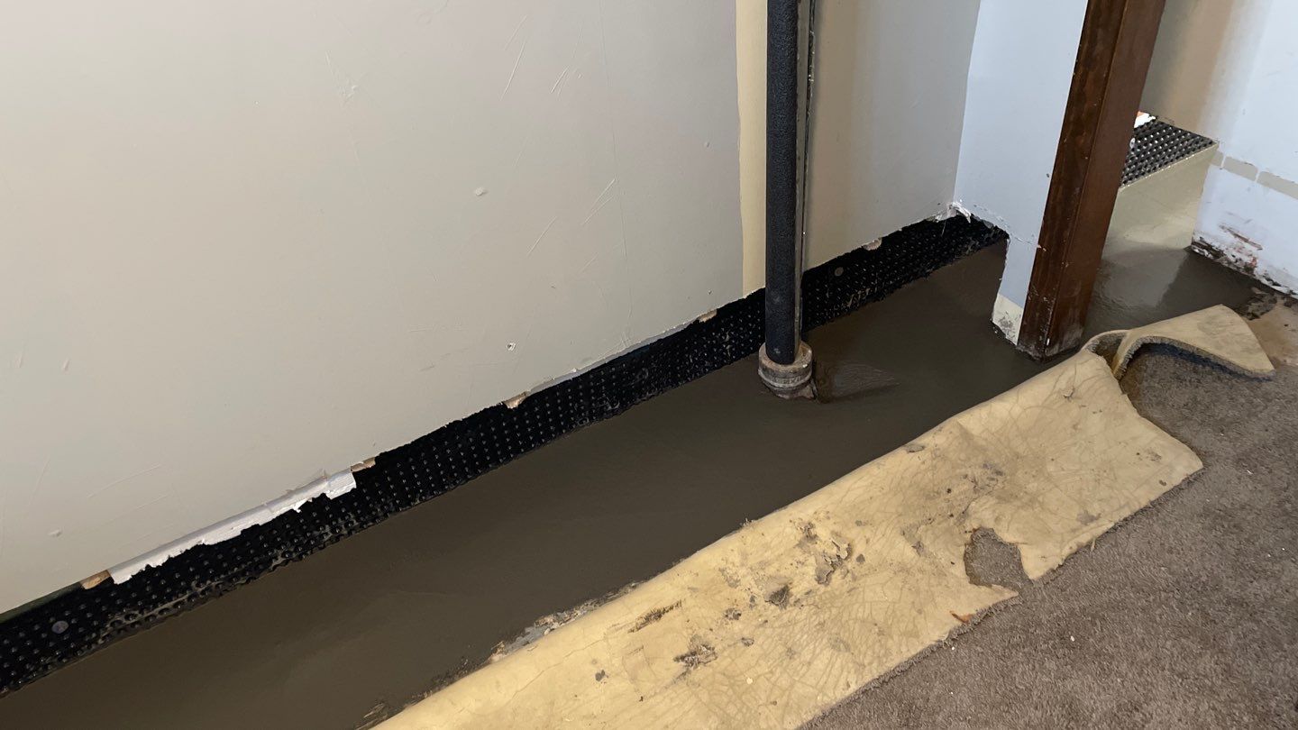 Drain Tile & a Sump Pump for our Property Management Partner by Waterproofing Northeast