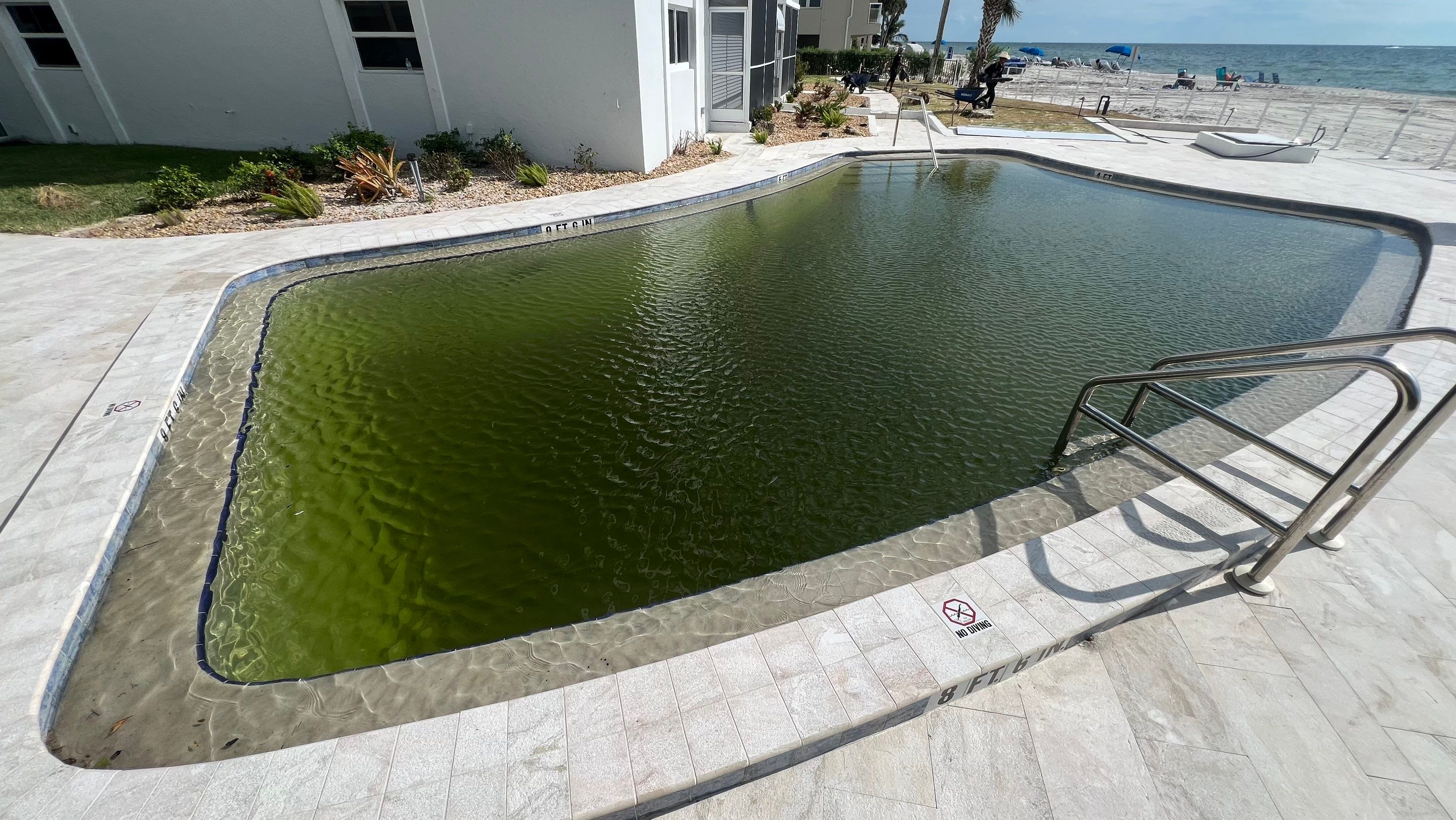 Naples Condo Pool Cleanout by Don Mar, Inc. Storm Water Solutions