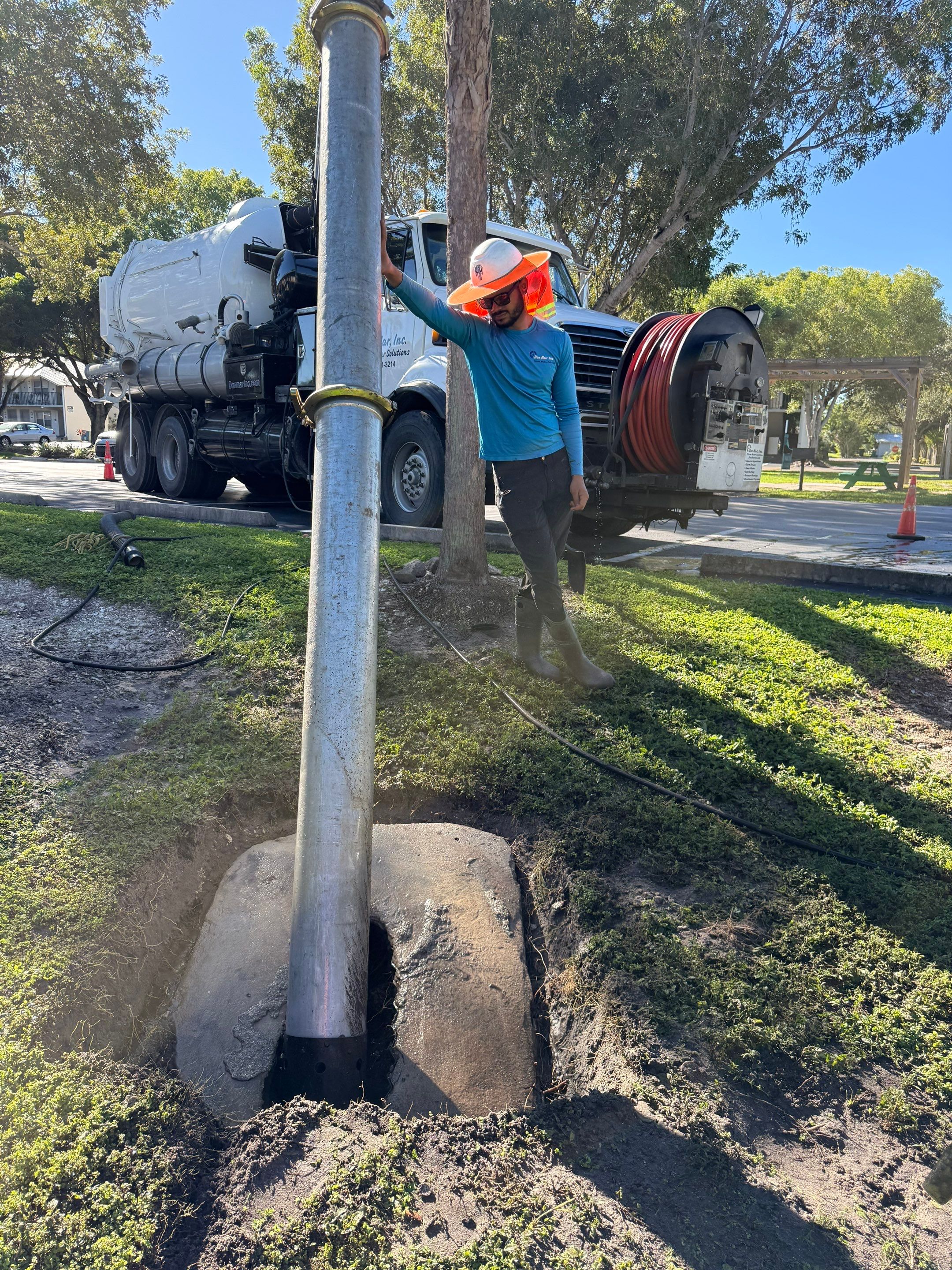 Naples Apartment Complex Culvert Cleaning by APS Power & Water