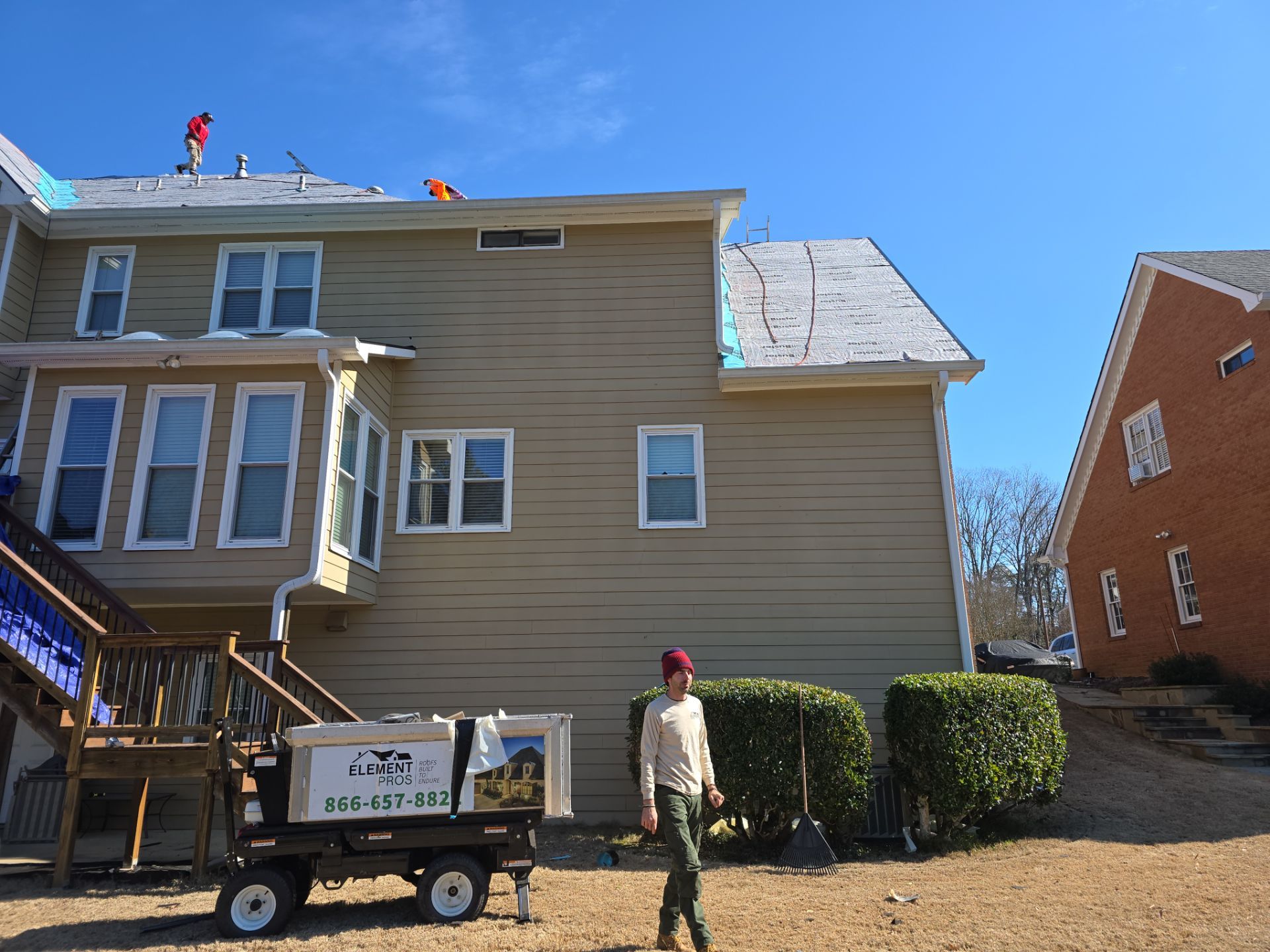 GAF Timberline HDZ in Charcoal by Element Pros Roofing, LLC