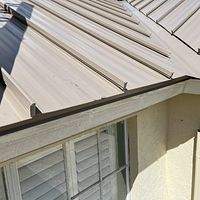 24ga 1.5" Snap-Lock Buckskin  by Total Roofing System The Metal Roof Experts