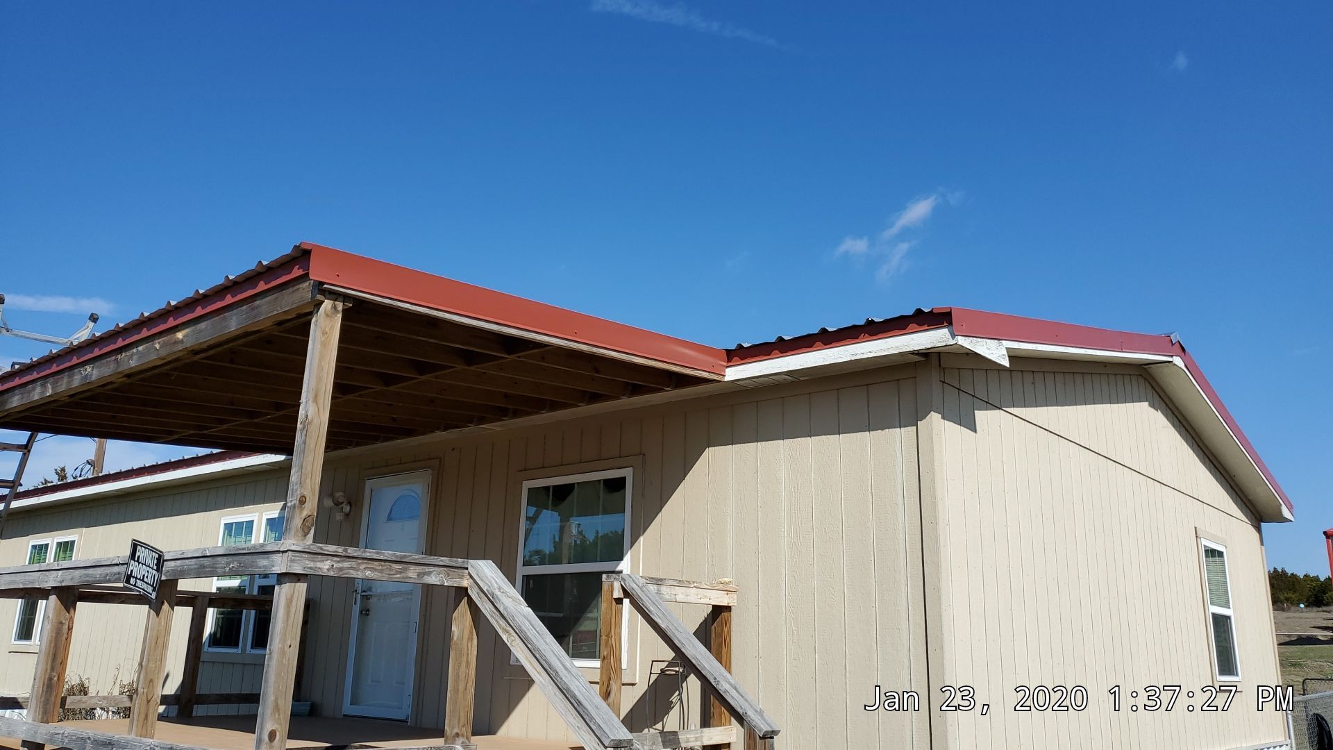 Residential Roofing Installation using PBR Metal Roof by Harvey Roofing & Construction